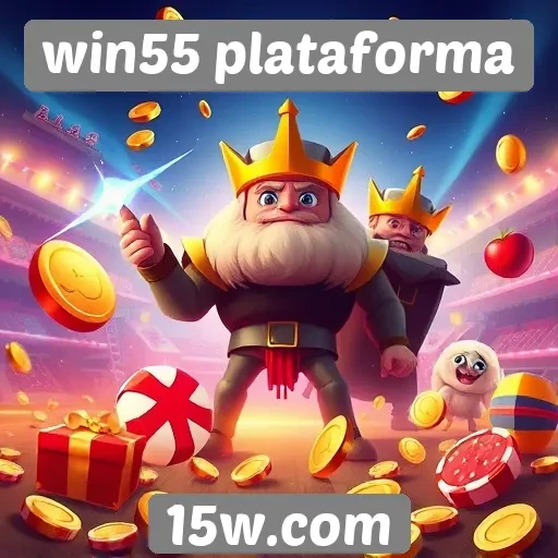 Variedade de jogos disponíveis na win55 plataforma